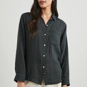 Rails “Ellis” Washed Black Shirt